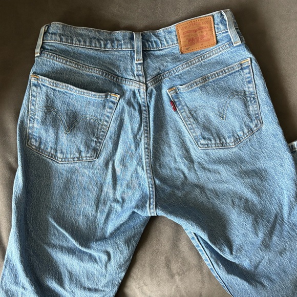 501® Levi's® Original Jeans Medium Indigo Worn In - Picture 5 of 9